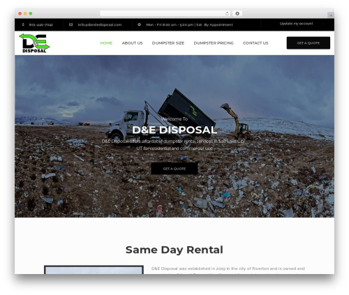 Ruby build framework WordPress plugin - dandedisposal.com