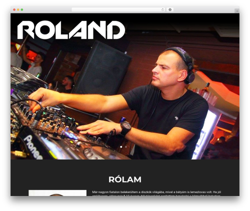 WordPress theme ASSEMBLY THEME (responsive) - djroland.hu