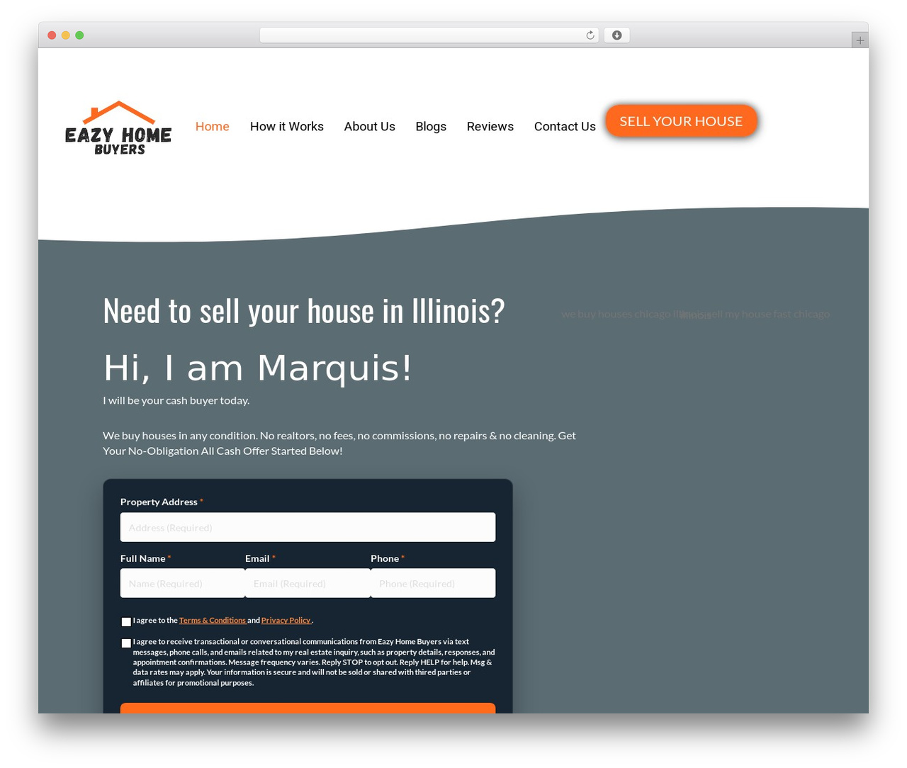 WordPress theme Beaver Builder Theme - eazyhomebuyers.com