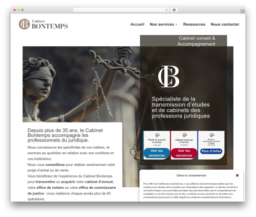 WordPress theme CV-CB-Child - cabinet-bontemps.fr