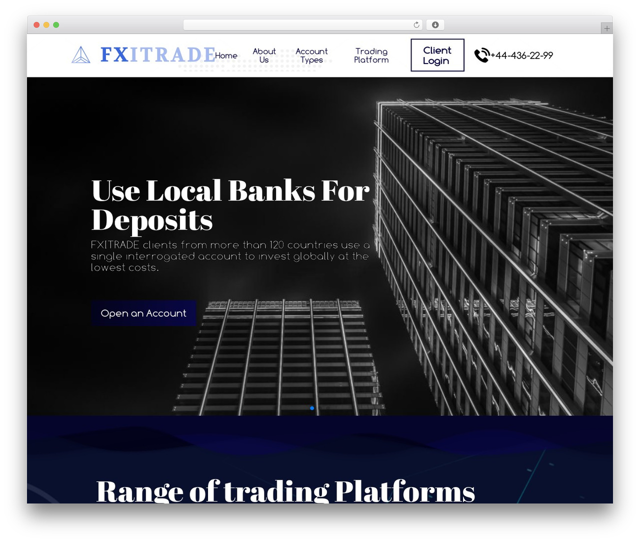 WordPress theme fxitrade - forextrainingtools.com