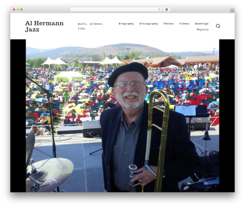 Sonaar music pro WordPress plugin - alhermannjazz.com