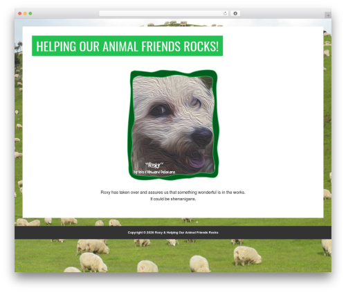 WordPress theme Metro Pro Theme Helping Animals version for Webb Weavers Websites - helpingouranimalfriends.rocks