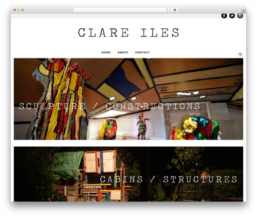 WordPress theme Soffia - clareiles.co.uk