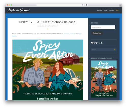 WordPress theme Story - stephaniefournet.com