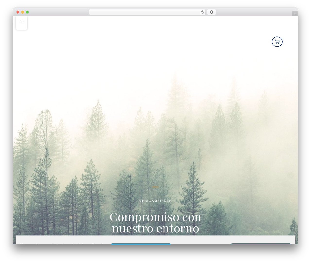 WordPress theme Ultimatum - aguasdemondariz.com