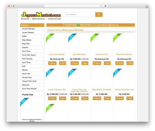 wp-niaga theme WordPress - jeparameubel.com