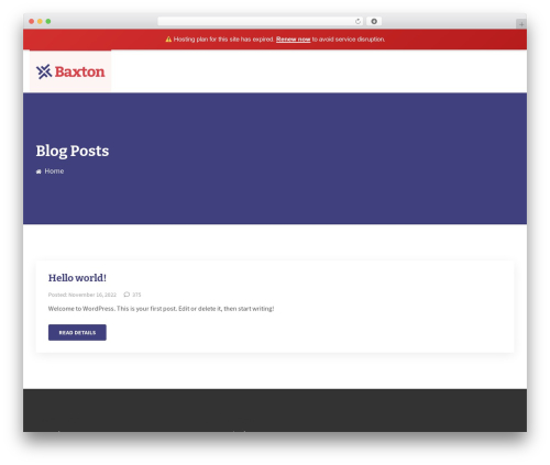 WP theme Baxton - blackamericaforchange.com