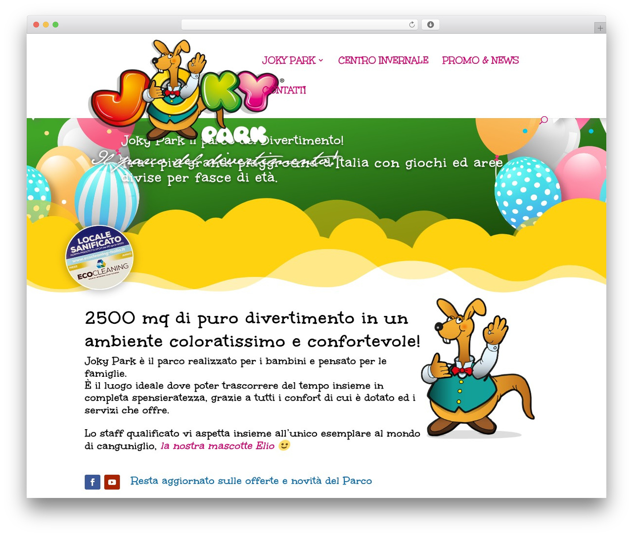 WP theme Divi - jokypark.it