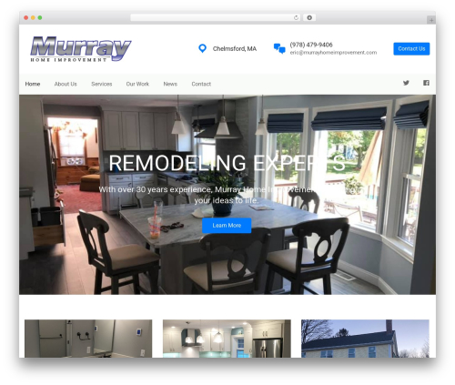 WP theme Udyama - murrayhomeimprovement.com