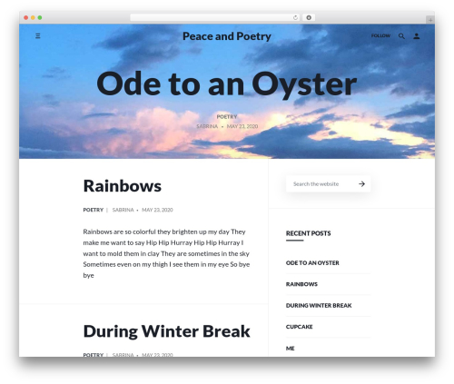 Best WordPress theme componentz - peaceandpoetry.org