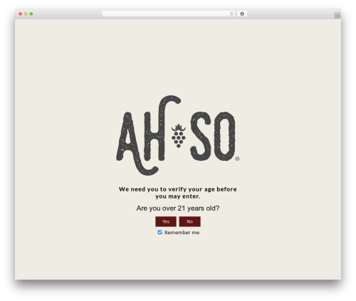 Biagiotti membership WordPress plugin - ahsowines.com