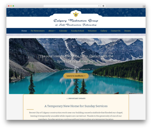 CalgarySRF WordPress theme - srfcalgary.ca