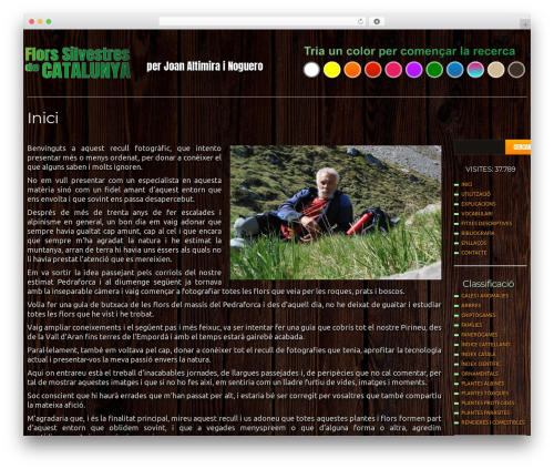 cherry WordPress theme - florssilvestresdecatalunya.com