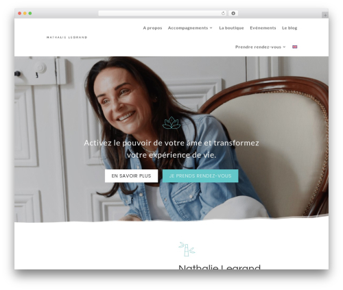Dirupt Divi Theme theme WordPress - nathalielegrand.com