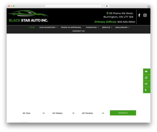 Divi WordPress theme - blackstarautos.ca