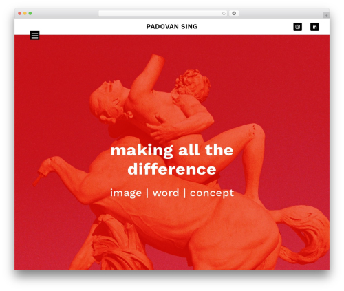 Divi WP theme - padovan-sing.com