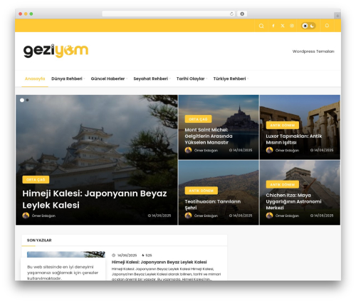 Geoit WP theme - geziyom.com