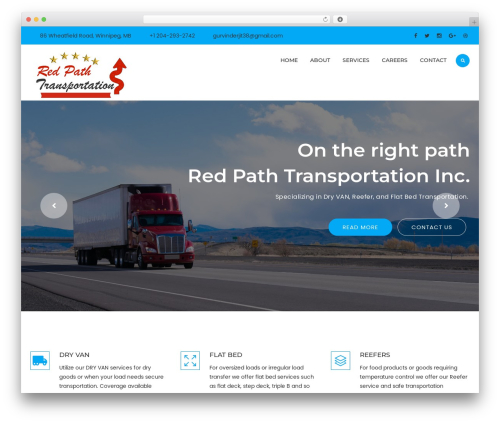 Grant WordPress theme - redpathtransport.com