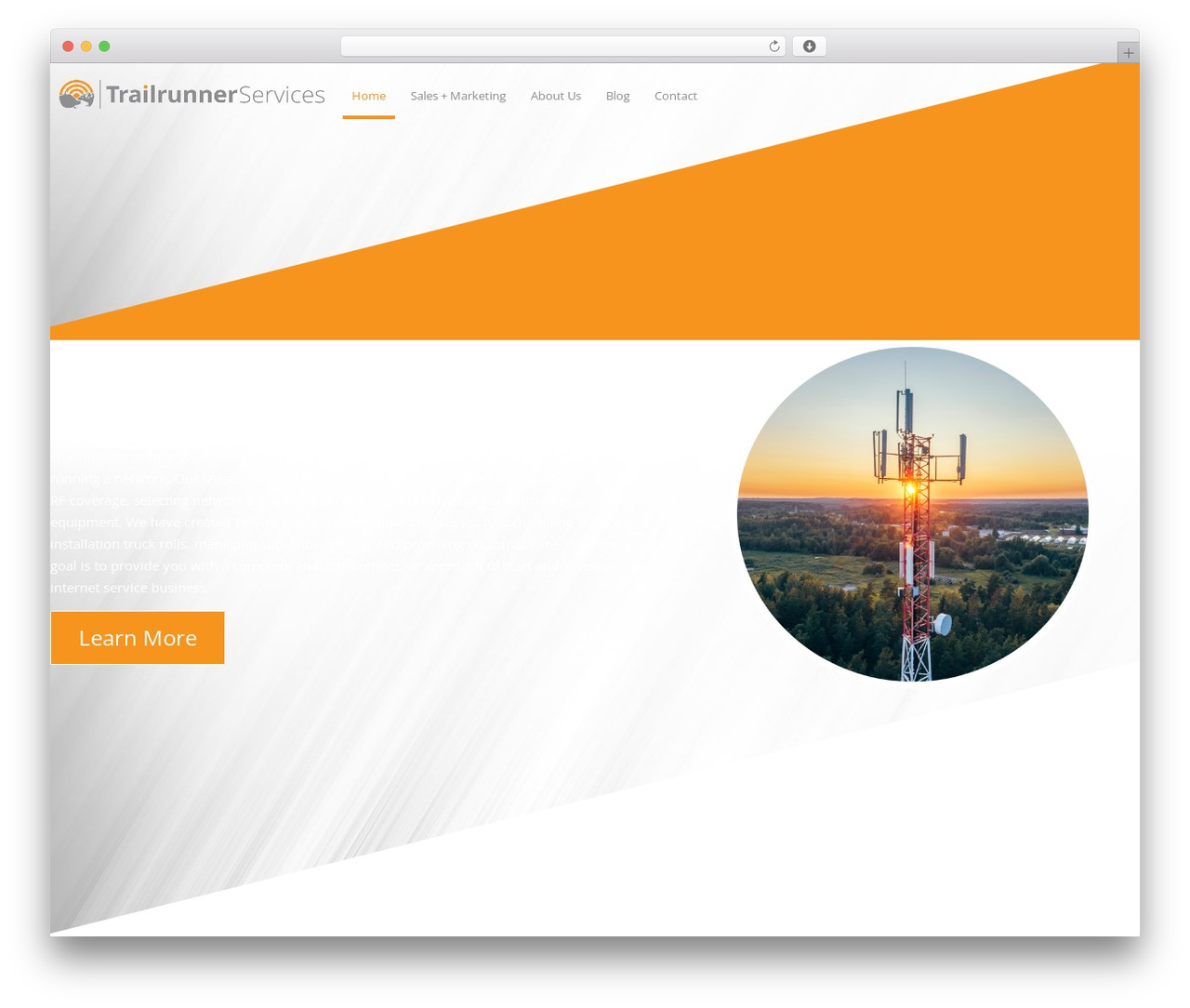 Hello Elementor theme WordPress - trailrunnerservices.com