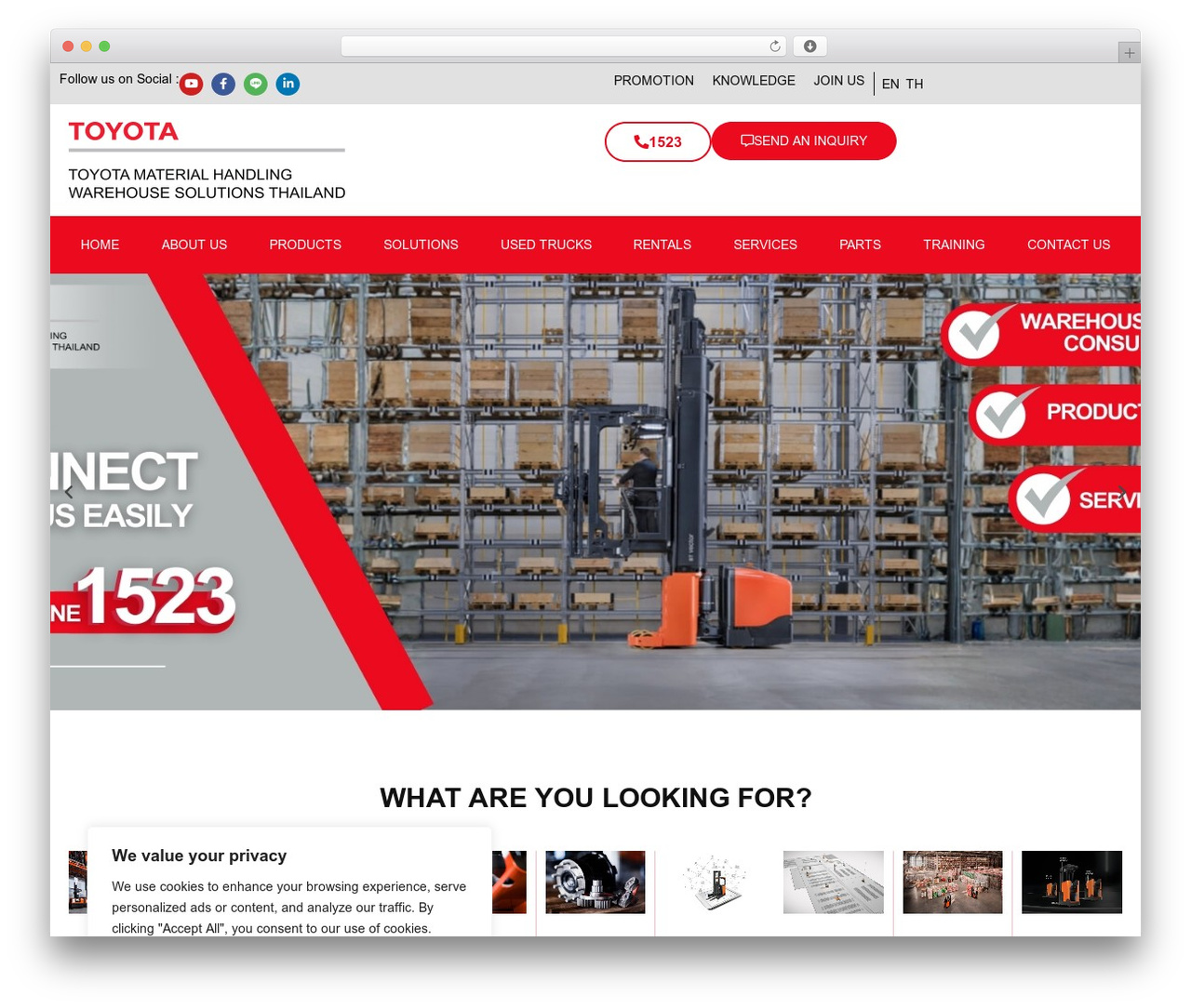 Hello Elementor WP theme - toyotawarehousesolutions.co.th