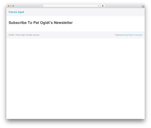 Csshero211 WordPress plugin - patrickogidi.com