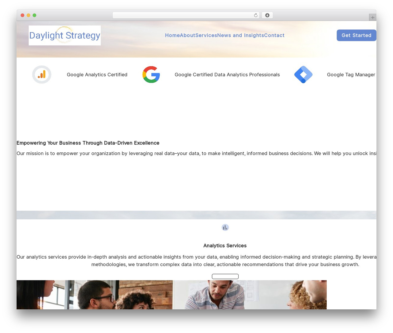 Blockify WordPress theme - daylightstrategy.com