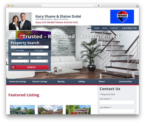 Theme WordPress IXACT Framework - elainedube.com