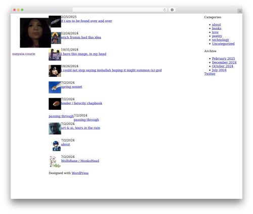 Trellick free WordPress theme - sunyatacourie.com