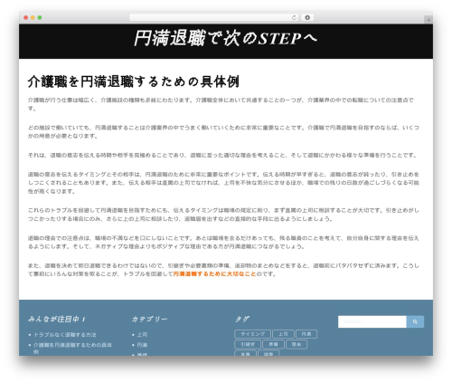 WordPress theme PostMagazine - theglancetts.com