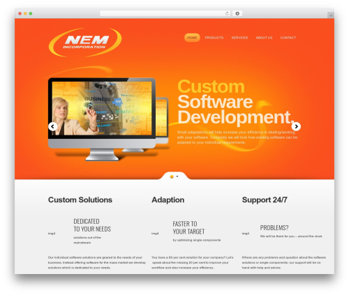 WordPress theme Theme1663 - nembarbados.com