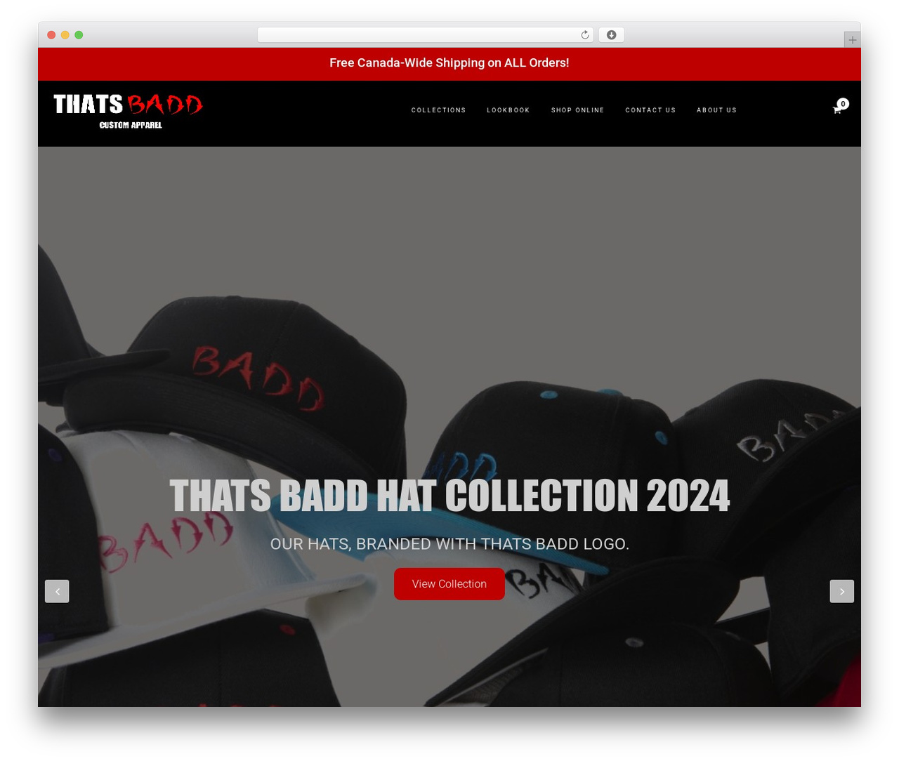 WordPress theme Ark - thatsbadd.ca