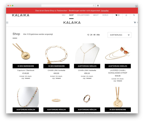 WordPress Theme Atomion WordPress page theme - kalaika.com