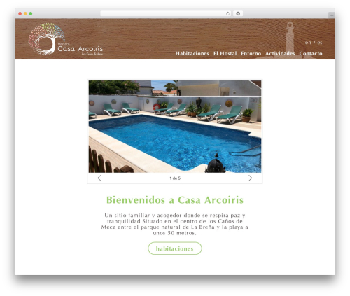 WordPress theme BefreshStudio - Boostrap 4 - casaarcoiris.com