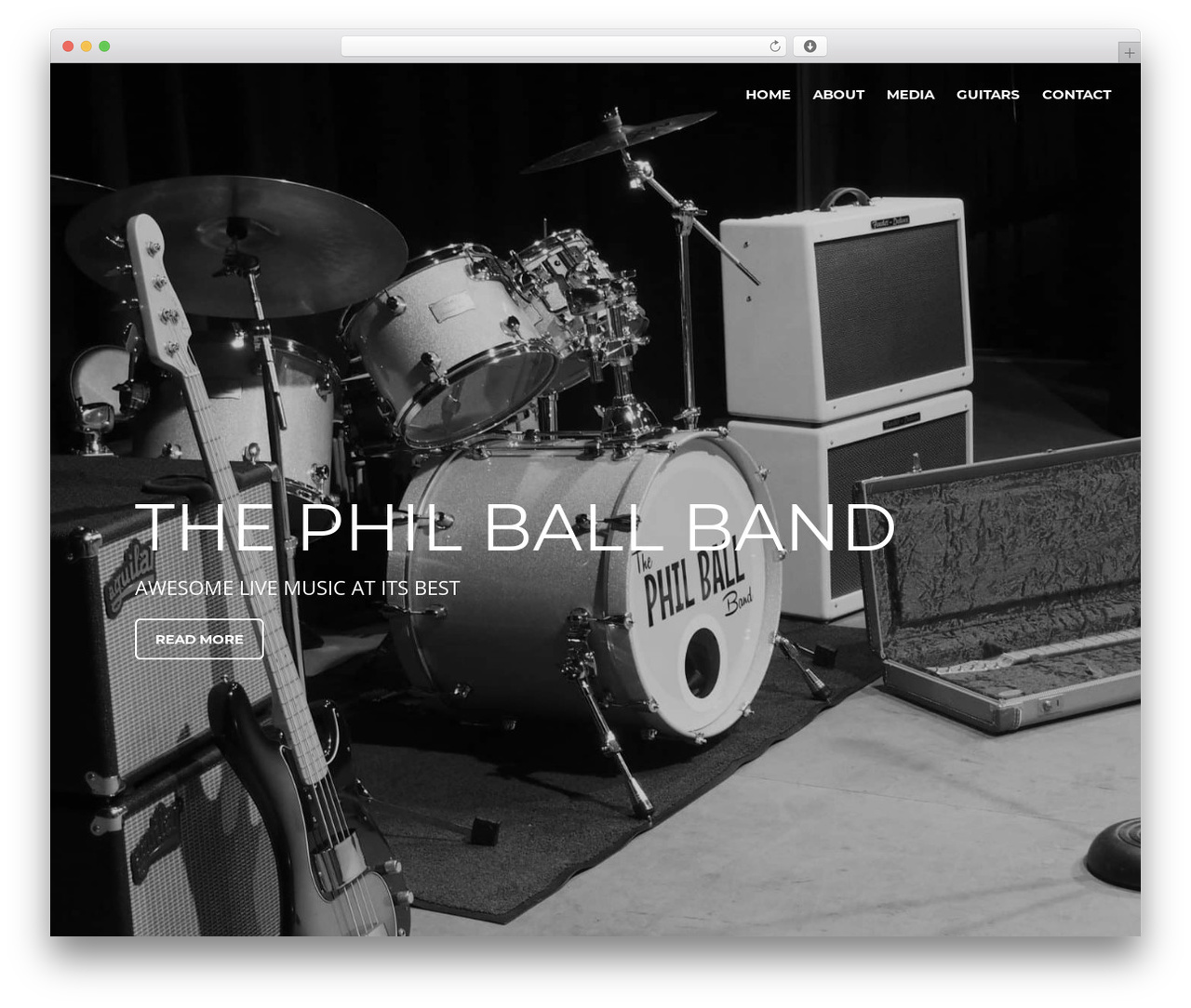 WordPress theme Layers - philball.com
