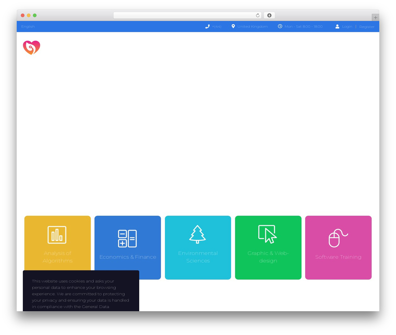 WordPress theme MasterStudy - theseed.institute