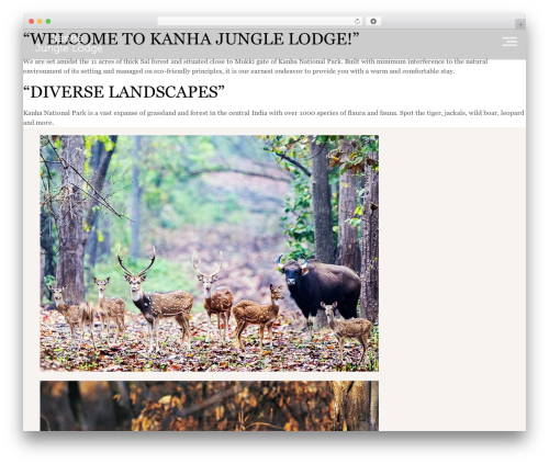 WordPress theme Pingash - kanhajunglelodge.com