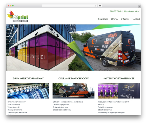WordPress theme PSprint - psprint.pl