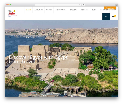 WordPress theme Tourwp - egyptgatetravel.com