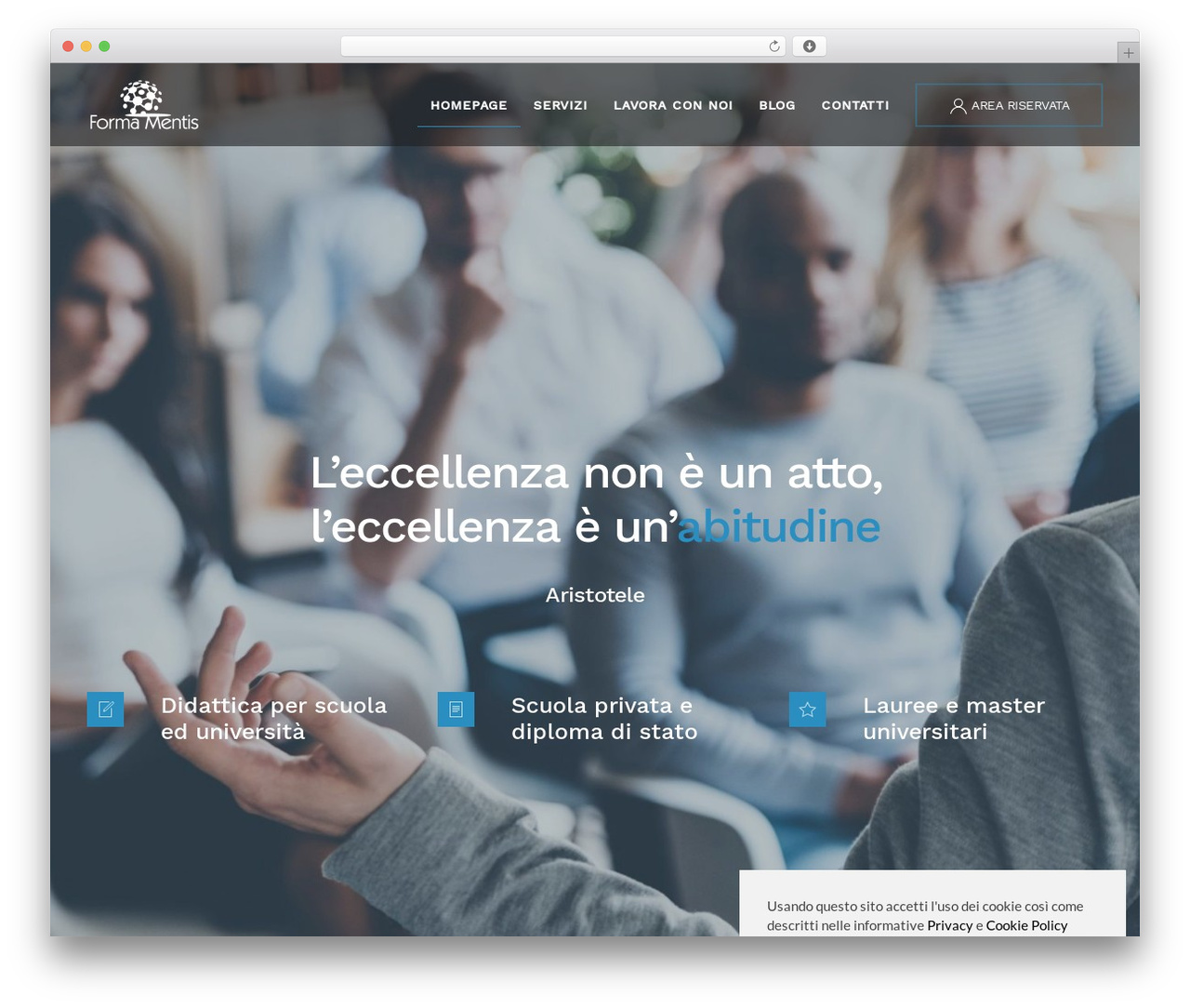 YOOtheme premium WordPress theme - formamentisgroup.it