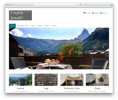 Accelerate Pro WordPress theme - pirata-zermatt.ch