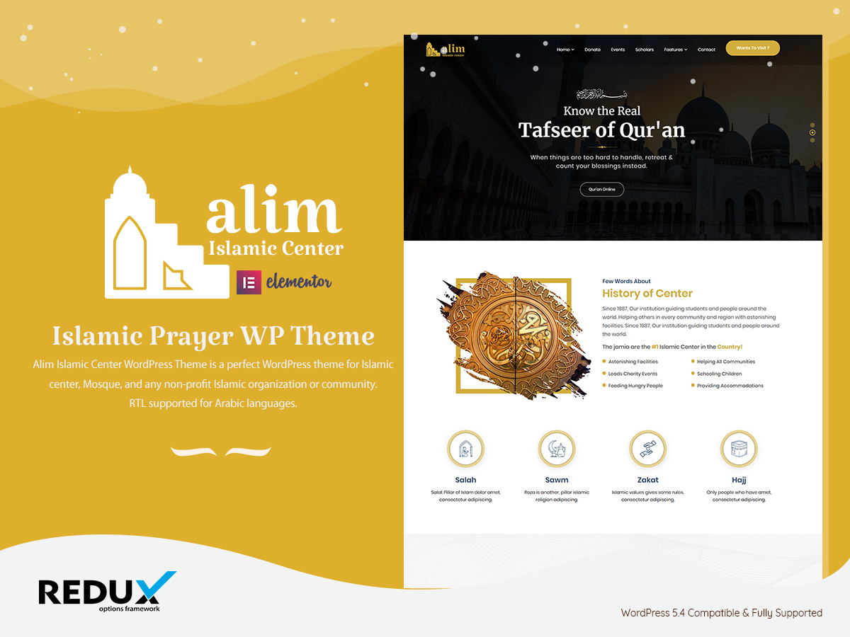 Alim theme WordPress