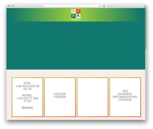 Best WordPress theme Themify Ultra - klecksquadrat.de