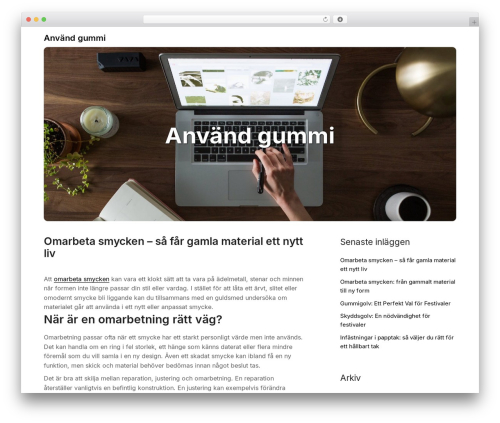 Blogg tema WordPress theme - torebodagummi.se