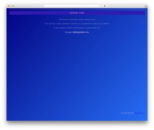 CTLG WordPress theme design - eapub.com