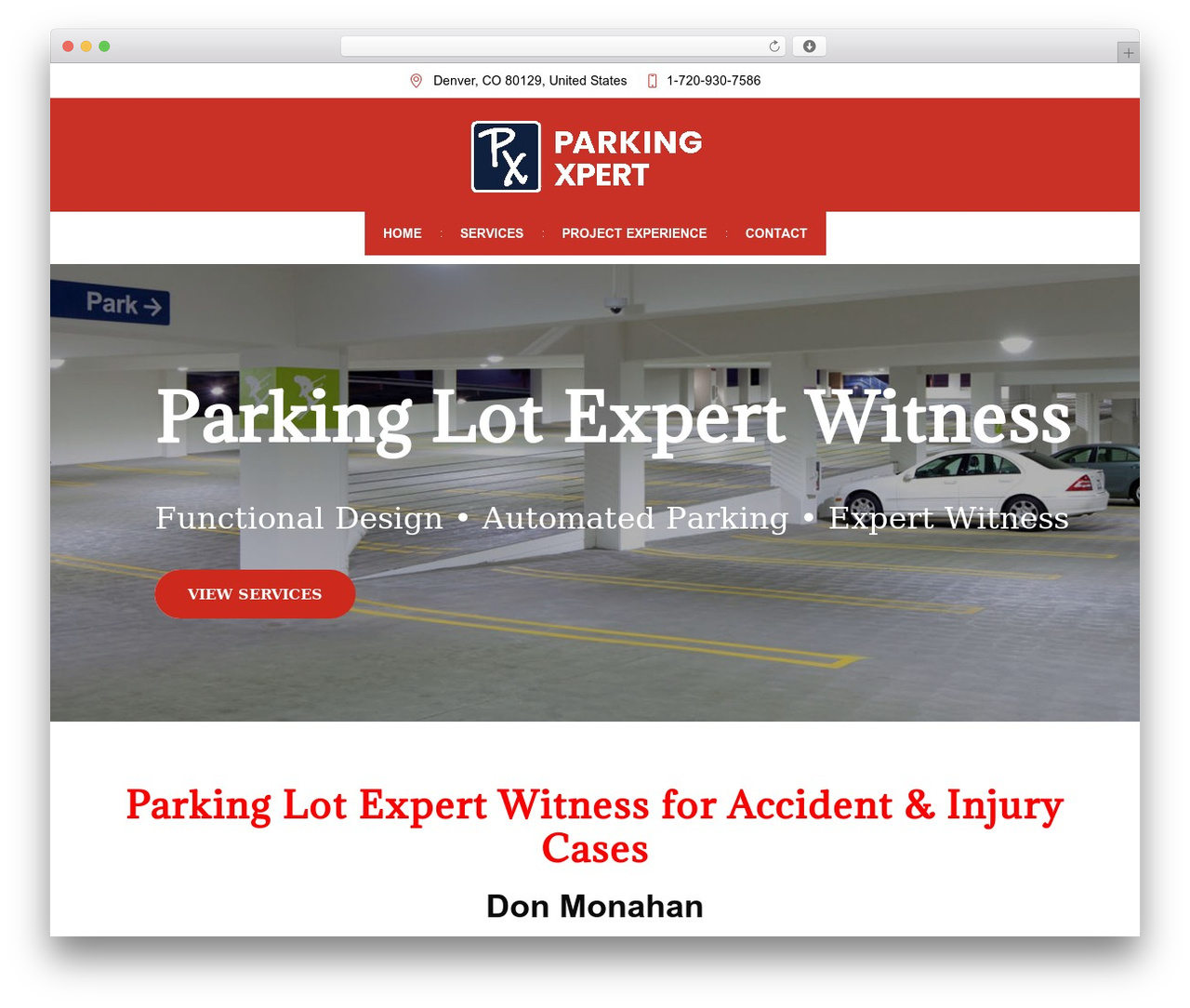 De Jure WordPress theme - parking-xpert.com