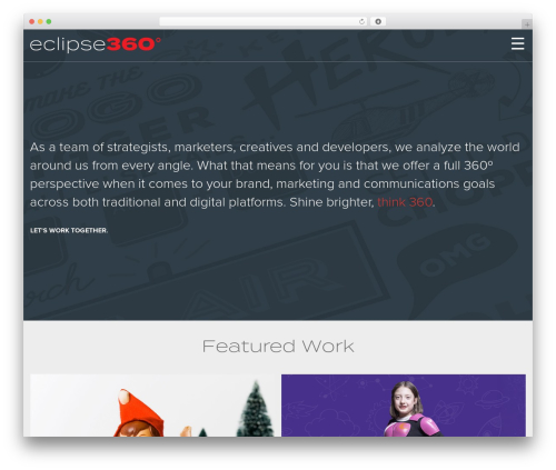 Eclipse360 WordPress theme - eclipse3sixty.com