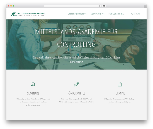 Fluida theme WordPress free - m-ac.net