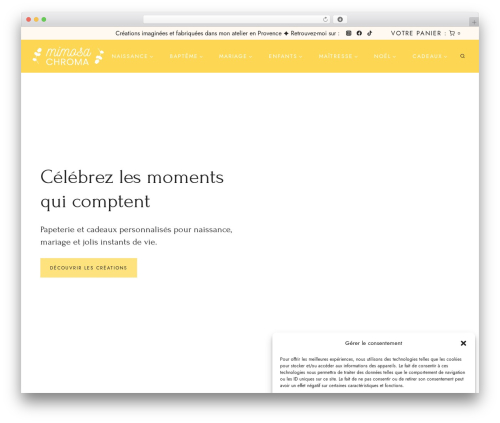 Honeydew WordPress theme - mimosachroma.com