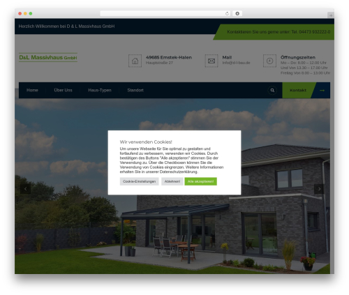 Konstructo theme WordPress - d-l-bau.de